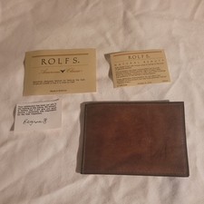 Vintage 1985 Rolfs Money Clip w/ Original cards and tags