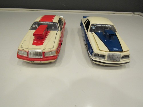 Monogram 2 Ford Thunderbird Pro Stock Race Car model Kits 1/24 scale Built