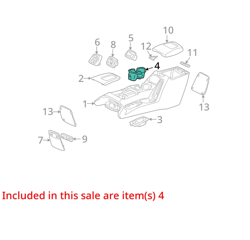 MOPAR CUPHOLDER 5072903AA NEW OEM - Image 3 of 4