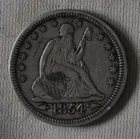 1854-P Seated Liberty Quarter (25c) - With Arrows! - Great Quality Coin