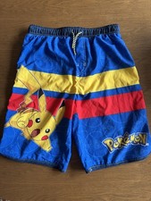 Pokemon - Pikachu Boys Swim Shorts - NWT - With Liner XL 14-16