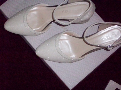 Brautschuhe Gr. 37 sehr guter Zustand mit Glitzer - Bild 4 von 4