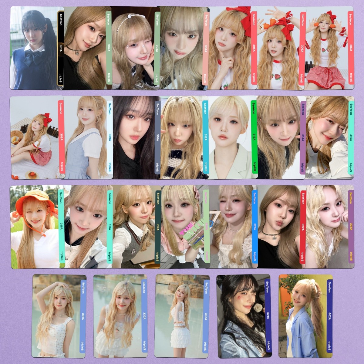 tripleS ソア objekt D305 D306 D308 AA330 tripleS S1 SeoYeon REPLICA objekt Atom02 300s, 400s Fanmade アイドル