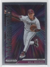 #T-WB 2021 Panini Prizm Draft Picks Thunderstruck Will Bednar }