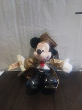Disney Theme Parks 2006 Graduation Mickey Mouse Plush Doll New With Tags