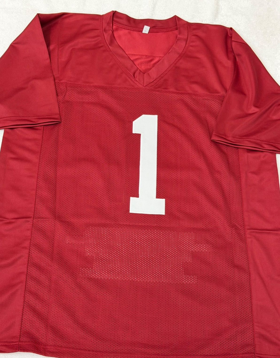 Nick Saban Alabama Crimson Tide Signed Football Jersey COA