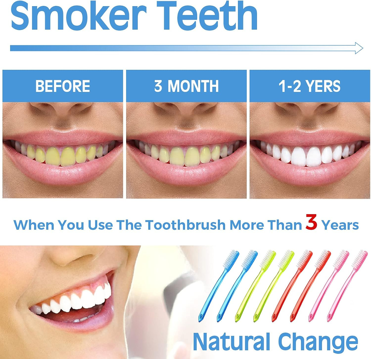 Zopeal Extra Hard and Firm Toothbrush for Adults Bulk Huge Large Long Head Brist