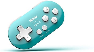 8BITDO ZERO 2 TÜRKIS BLUETOOTH GAMING CONTROLLER/CONTROLLER NEU