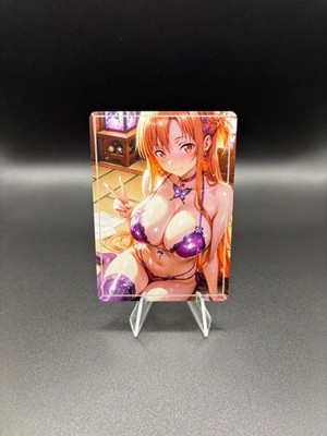 Asuna Sword Art Online Waifu Card TCG Full Art Waifu Legends Custom Anime