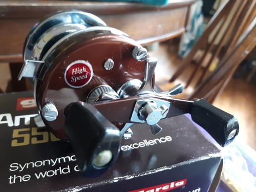 Vintage Brown ABU Garcia Ambassador 5500 Baitcasting fishing Reel