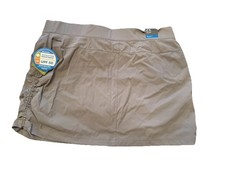 Women  s Columbia Zephyr Heights Skort Grey 2-pockets W/elastic Band Sz 2x