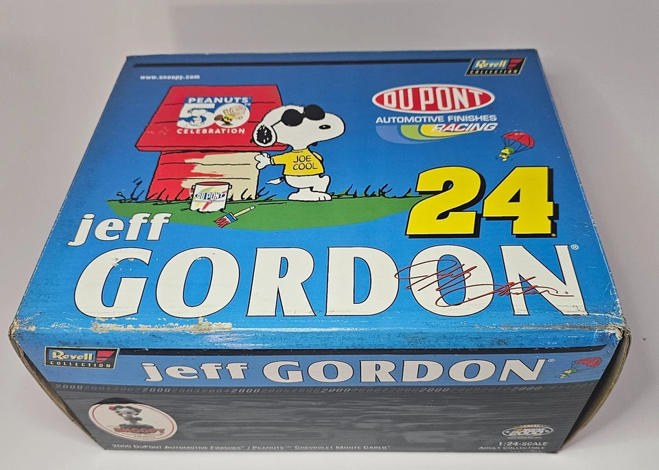 Jeff Gordon #24 2000 Revell 1/24 Peanuts 50ª celebración con figura de Snoopy Foto 2 de 4