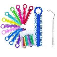 Ligas para Brackets Ortodoncia Liga de Braces Colors DIY Kit Color Changing... 