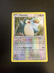Snorlax Reverse Holo 118/152 VLP/NM Breakthrough