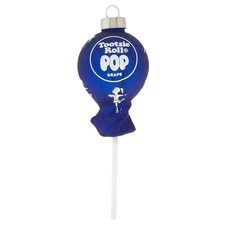 Kat + Annie - Grape Tootsie Roll Pop Ornament - 78495