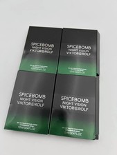 4Pcs Viktor Rolf Spicebomb Night Vision Eau de Toilette Sample 0.04oz / 1.2ml