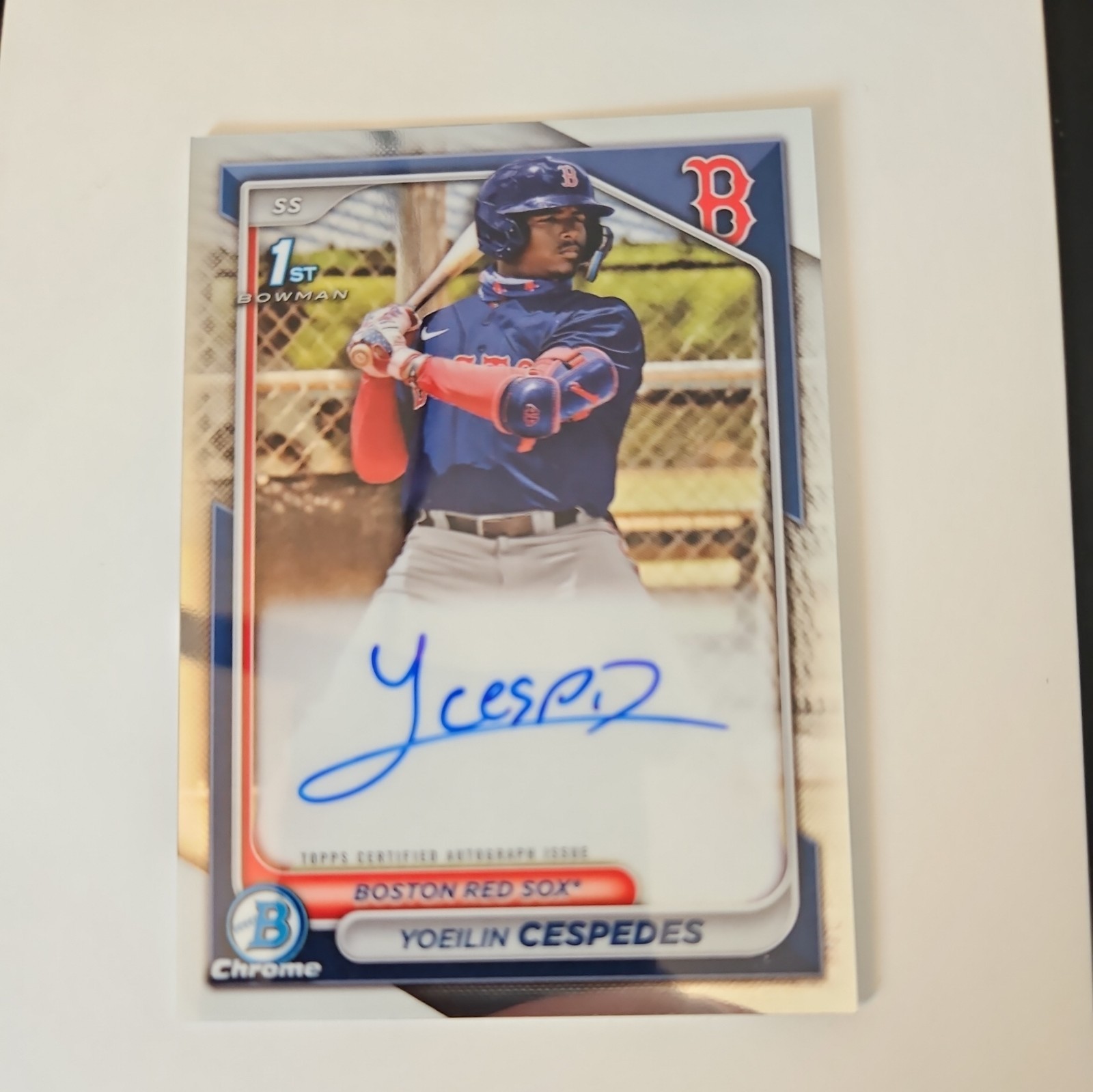 2024 Bowman - Chrome Prospect Autographs Yoeilin Cespedes #CPA-YCE (AU, RC)