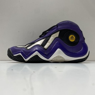 Adidas Real Deal Purple White Black Basketball Shoes Men's Size 13