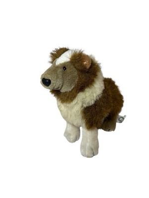 Vintage Pedigree Chum Collie Werbung weiches Plüschtier Hund 10 Zoll Sammlerstück