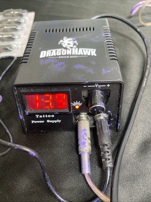 Dragon Hawk Tattoo Machine & Sealed Needle Cartridges