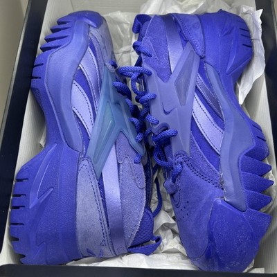 Cardi B Reebok Shoes Womens 6 Purple Blue Club C Platform Sneaker Collab GX9659