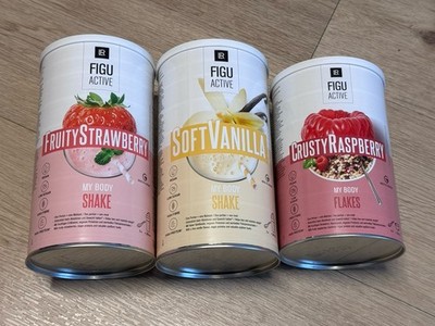 LR FIGUACTIVE Fruity Strawberry 1x Shake 1x Flakes und 1x Soft Vanilla Shake 1x