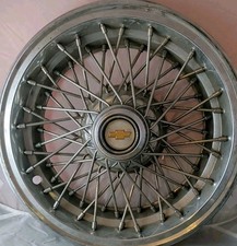 1981-92 Chevy Caprice 15inch Stainless Steel Wire Spoke Wheel Cover Oem Gm