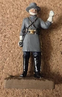 Vintage 1950 Civil War Confederate General Robert E Lee Metal Toy Soldier Figure