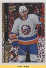 2020-21 Upper Deck Speckled Rainbow Foil Nick Leddy #115 READ 0d4v