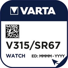 5x VARTA Watch V 315 Watch Cell Button Cell Sr 716 SW V315 Watch Battery 5x1 BL