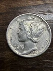 1939 AU Mercury Dime - Actual Silver Coin Higher Grade Same Day Shipping Free