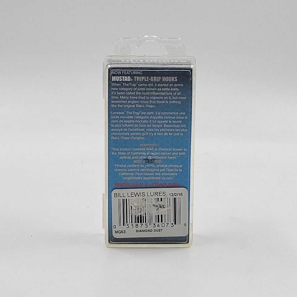 Ganchos de agarre triple mostaza Rat-L-Trap originales, NUEVO Foto 4 de 4