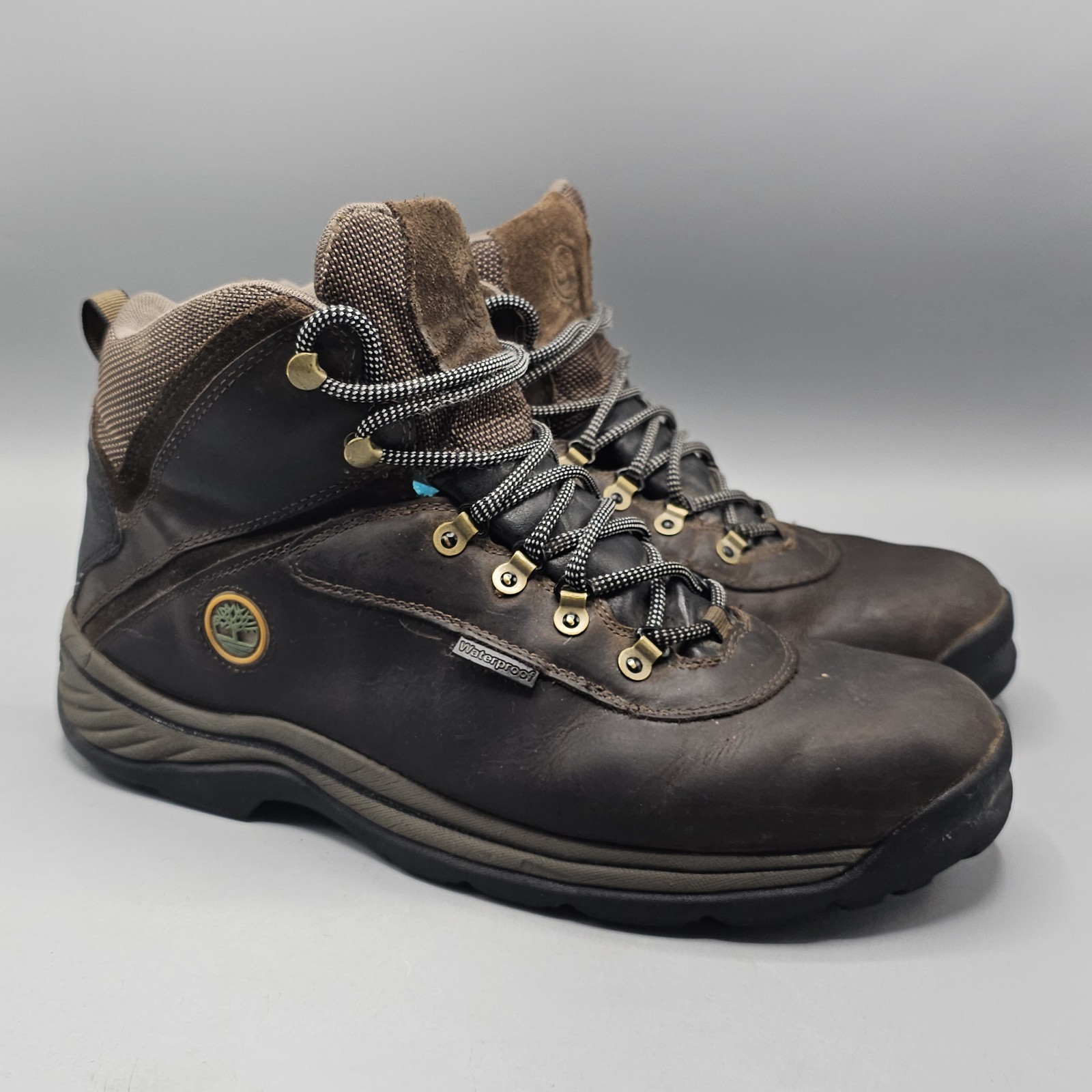 's 13 Brown Leather Waterproof