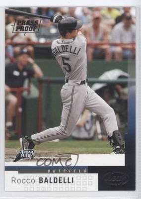 2004 Leaf Press Proof Silver 29/50 Rocco Baldelli #84 0o1