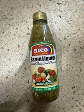 RICO Sazon Liquido Con Cilantro & Recao Liquid Seasoning 26.5 oz