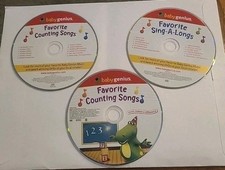 Baby Genius 3 Pack DVD Kids Educational Counting Songs