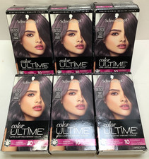Schwarzkopf Color Ultime Long Lasting Vibrant Hair Color, 5.53 Violet Ash, 6pk