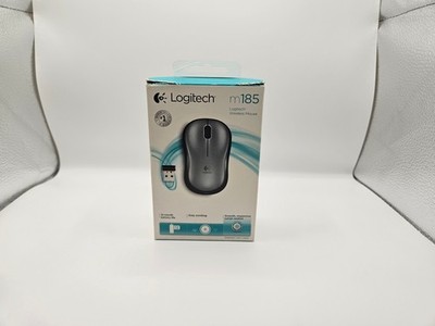 Brand NEW Logitech M185 Wireless Mouse Gray 910-004426