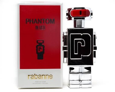 Paco Rabanne Phantom In Red Parfum Elixir Spray 100 ml Refillable Herrenduft OVP