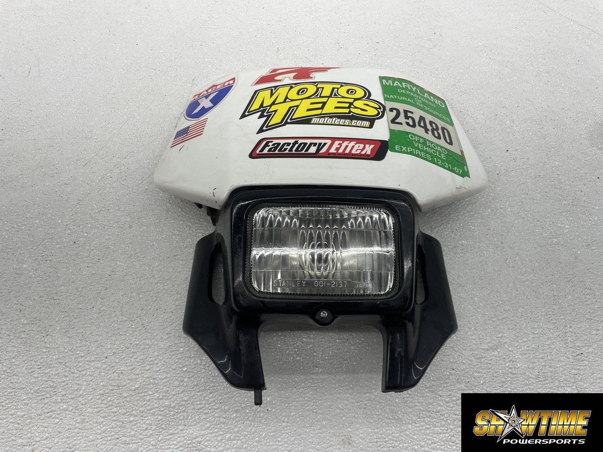 96-04 HONDA XR250R FRONT HEADLIGHT W/ SHROUD PANEL COVER | eBay