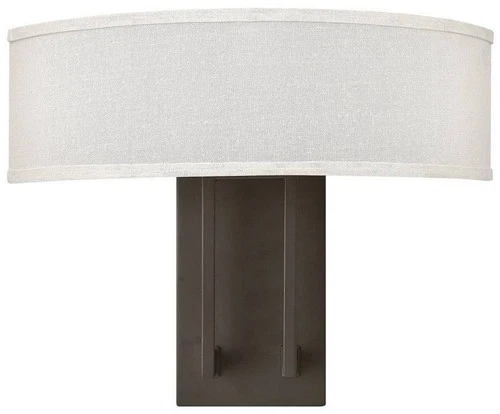 Hampton 12" High Buckeye Bronze Modern Wall Sconce - Picture 1 of 3