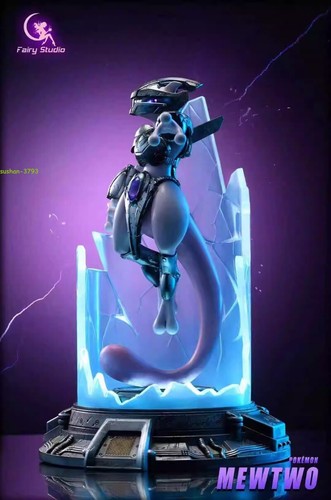 Armored Mewtwo Fairy Studio Resin Figurine Collectibles Statue 25cm Toys Gift - Picture 2 of 12