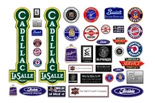 1:64 scale model professional car hearse ambulance service signs