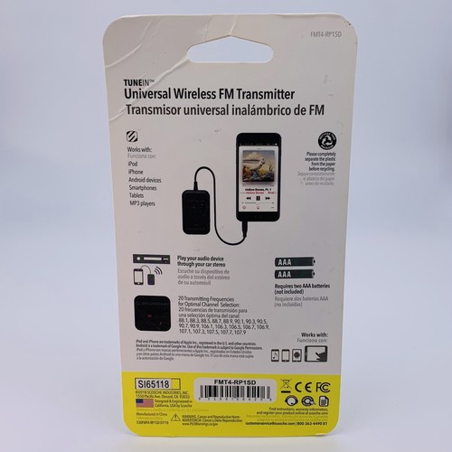 Émetteur FM sans fil universel Scosche Tune In pour smartphones tablettes - Neuf - Photo 2 sur 4