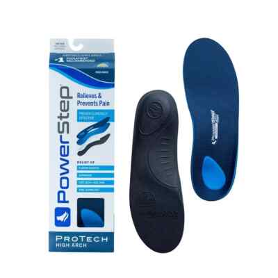 Powerstep Protech Full Length Arch Support Orthotic Insoles
