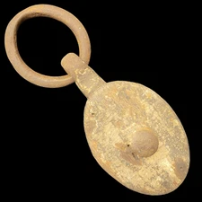 Vintage Rustic Wooden Decorative Industrial Chic Pulley System with Iron Ring