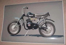 1971 RUPP BLACK WIDOW MINIBIKE MOTORCYCLE POSTER PRINT STYLE B 16x24 9 MIL PAPER