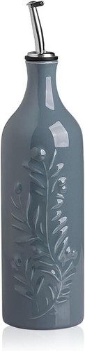 Olive Oil Dispenser Bottle with Spout, 24 Oz Ceramic Oil Dispenser for Kitchen