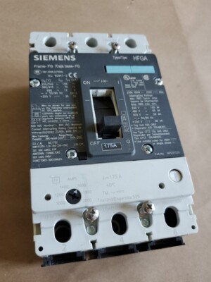 HFG3F250 Siemens Breaker CFT3 HFGA FG 175A 3VL3125-3RR30-0AA0  w/CFT3B175