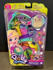 Mattel Polly Pocket Hedgehog Cafe Compact Pet Polly Doll & Friend Pet NIB